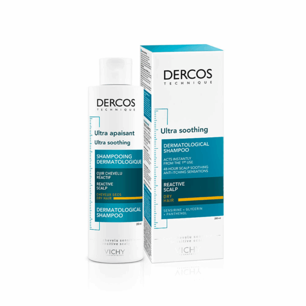 VICHY DERCOS SHMPOONIG ULTRA CHEVEUX SEC 200ML – Image 6