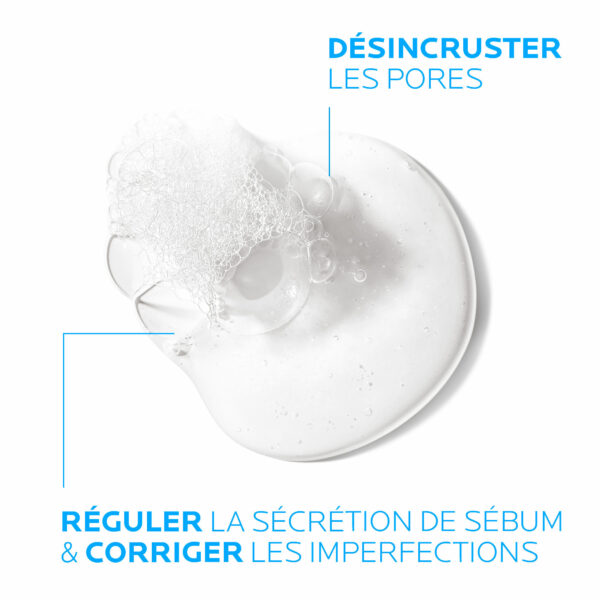 LA ROCHE-POSAY EFFACLAR GEL NETTOYANT MICRO-PEELING 400ML – Image 5
