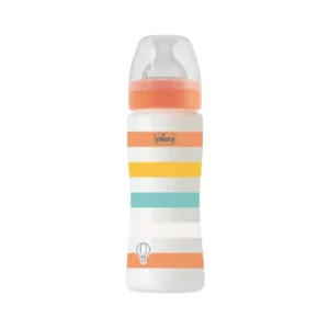 CHIC.BIBERON PLASTIQUE ORANGER 330 ML SIL RAPIDE