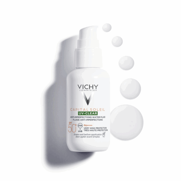 VICHY CAPITAL SOLEIL UV-CLEAR FLUIDE ANTI-IMPERFECTIONS SPF50+